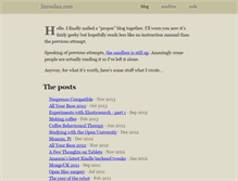 Tablet Screenshot of blog.lizconlan.com